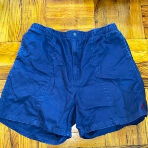 vintage polo navy shorts size: XL